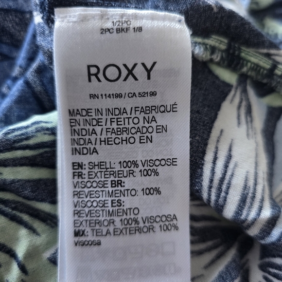 Roxy Hawaiian print dress size medium - Picture 8 of 9